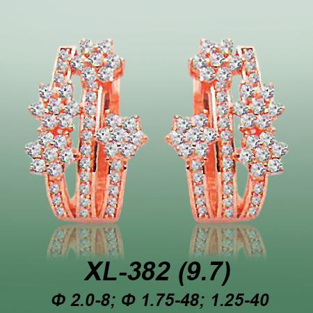 Серьги XL-382 опока Серьги XL-382 опока