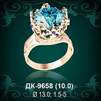 Мужской перстень "Корона" ДК-9658 восковка