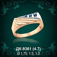 Мужской перстень ДК-9361 восковка