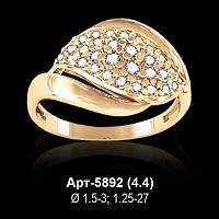 Кольцо Арт-5892 восковка