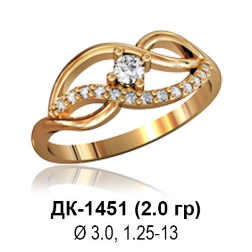 Кольцо ДК-1451 восковка