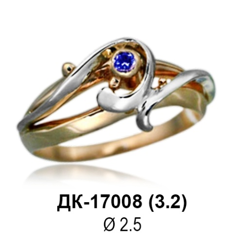 Кольцо ДК-17008 восковка