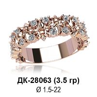 Кольцо ДК-28063 восковка