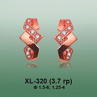 Серьги XL-320 опока