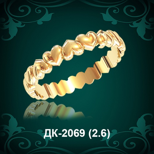 Кольцо "Сердце" ДК-2069 восковка Кольцо "Сердце" ДК-2069 восковка