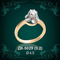 Кольцо "Одинарка" ДК-5029 восковка