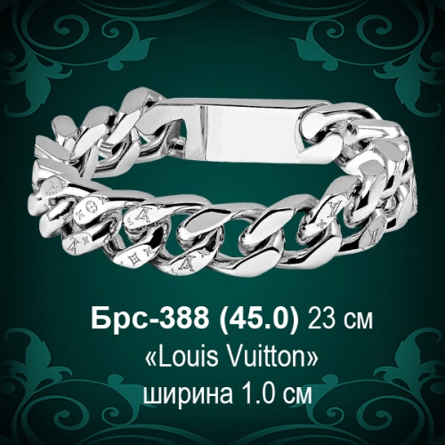Браслет Мужской "Louis Vuitton " Брс-388 восковка Браслет Мужской "Louis Vuitton " Брс-388 восковка