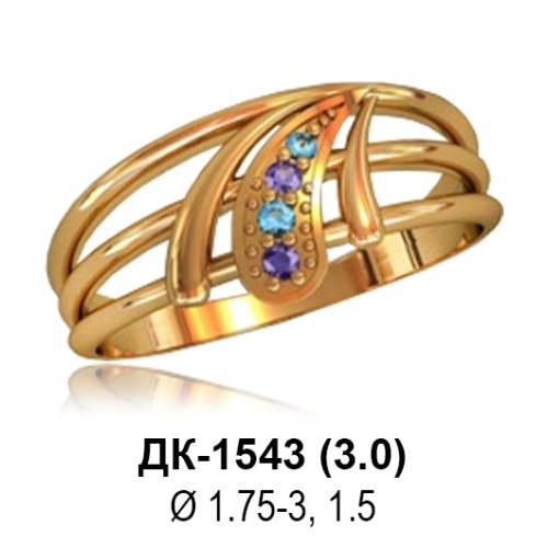 Кольцо ДК-1543 восковка