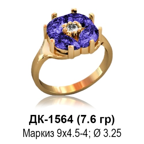Кольцо ДК-1564 восковка