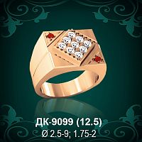 Мужской перстень ДК-9099 восковка