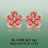 Серьги XL-3100 опока