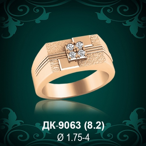 Мужской перстень ДК-9063 восковка Мужской перстень ДК-9063 восковка