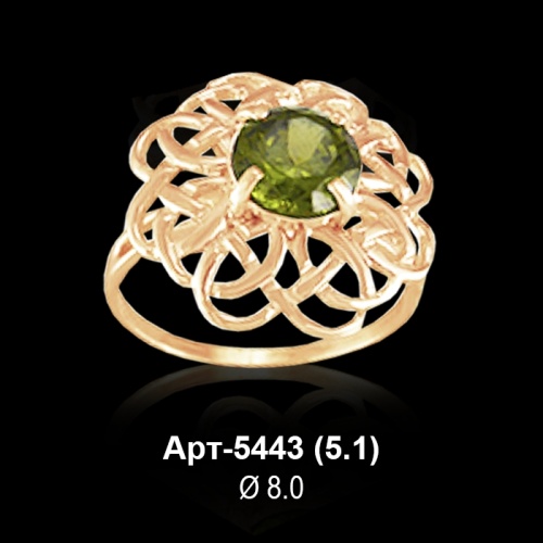 Кольцо Арт-5443 восковка
