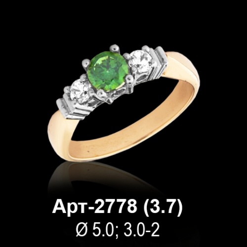Кольцо Арт-2778 восковка