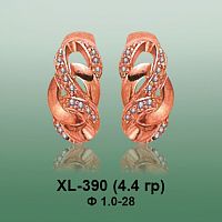 Серьги XL-390 опока