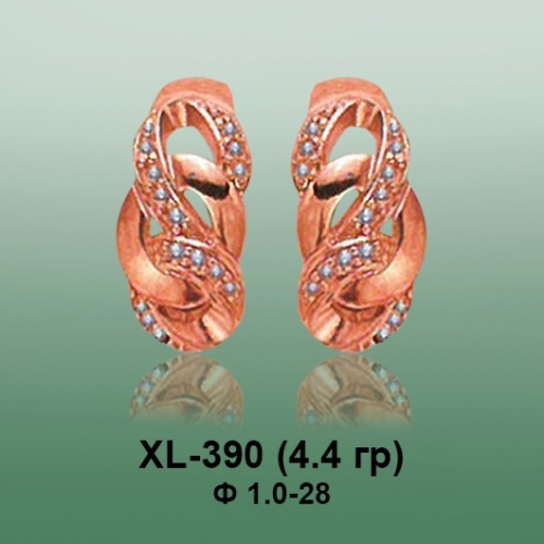 Серьги XL-390 опока