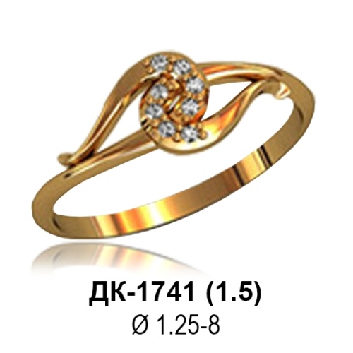 Кольцо ДК-1741 восковка