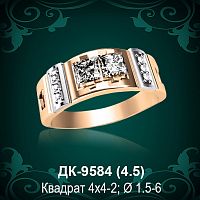 Мужской перстень ДК-9584 восковка