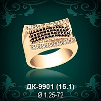 Мужской перстень ДК-9901 восковка
