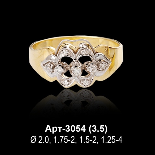 Кольцо Арт-3054 восковка Кольцо Арт-3054 восковка