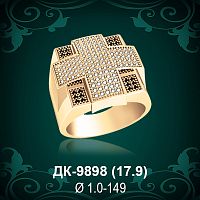 Мужской перстень ДК-9898 восковка