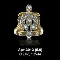 Кольцо Арт-3013 восковка