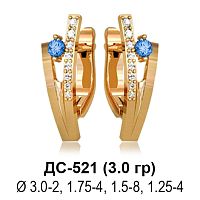 Серьги ДС-521 восковка