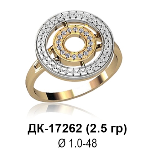 Кольцо ДК-17262 восковка
