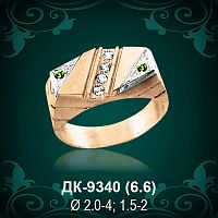 Мужской перстень ДК-9340 восковка