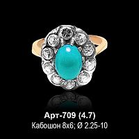 Кольцо Арт-709 восковка
