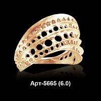 Кольцо Арт-5665 восковка