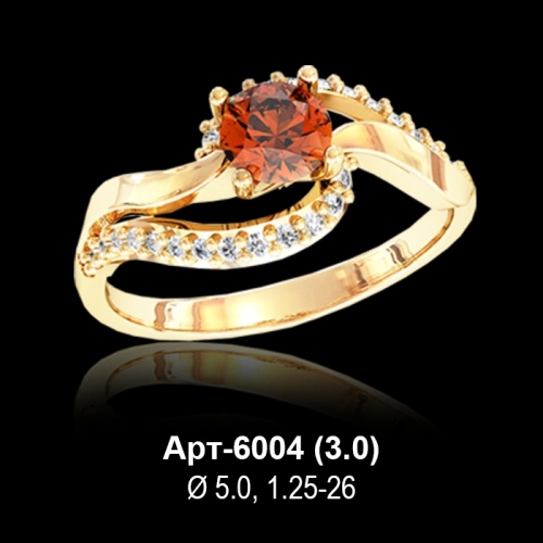 Кольцо Арт-6004 восковка