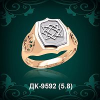 Мужской перстень "Звезда Руси" ДК-9592 восковка