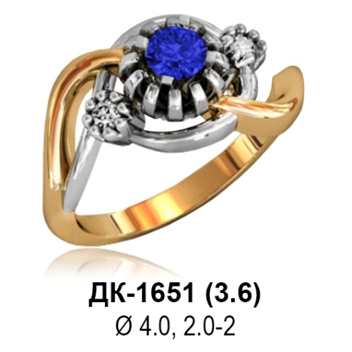 Кольцо ДК-1651 восковка Кольцо ДК-1651 восковка