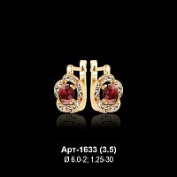 Серьги Арт-1633 восковка