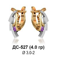 Серьги ДС-527 восковка
