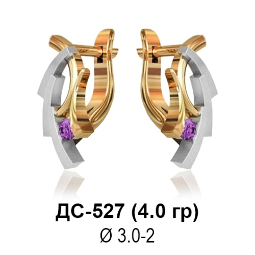 Серьги ДС-527 восковка Серьги ДС-527 восковка