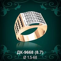 Мужской перстень ДК-9668 восковка