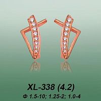 Серьги XL-338 опока