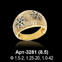 Кольцо Арт-3281 восковка