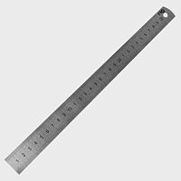 FIXTOM 50723 Линейка металическая - 30 см