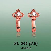 Серьги XL-341 опока
