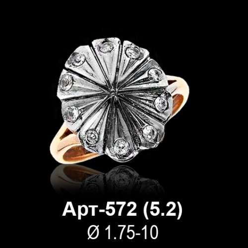 Кольцо Арт-572 восковка