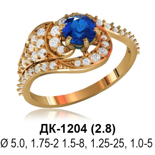 Кольцо ДК-1204 восковка