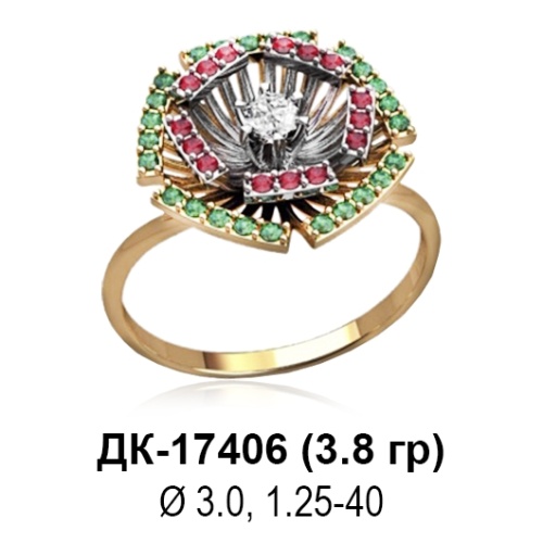 Кольцо ДК-17406 восковка
