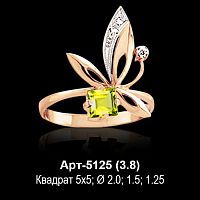 Кольцо Арт-5125 восковка