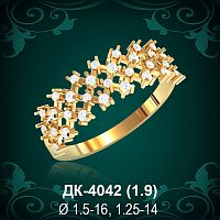 Кольцо "Дорожка" ДК-4042 восковка