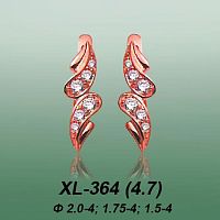 Серьги XL-364 опока