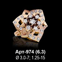 Кольцо Арт-974 восковка