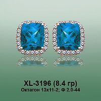 Серьги XL-3196 опока